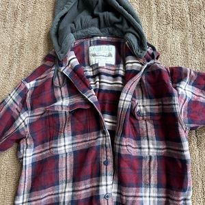 Men’s American Eagle Flannel Hoodie